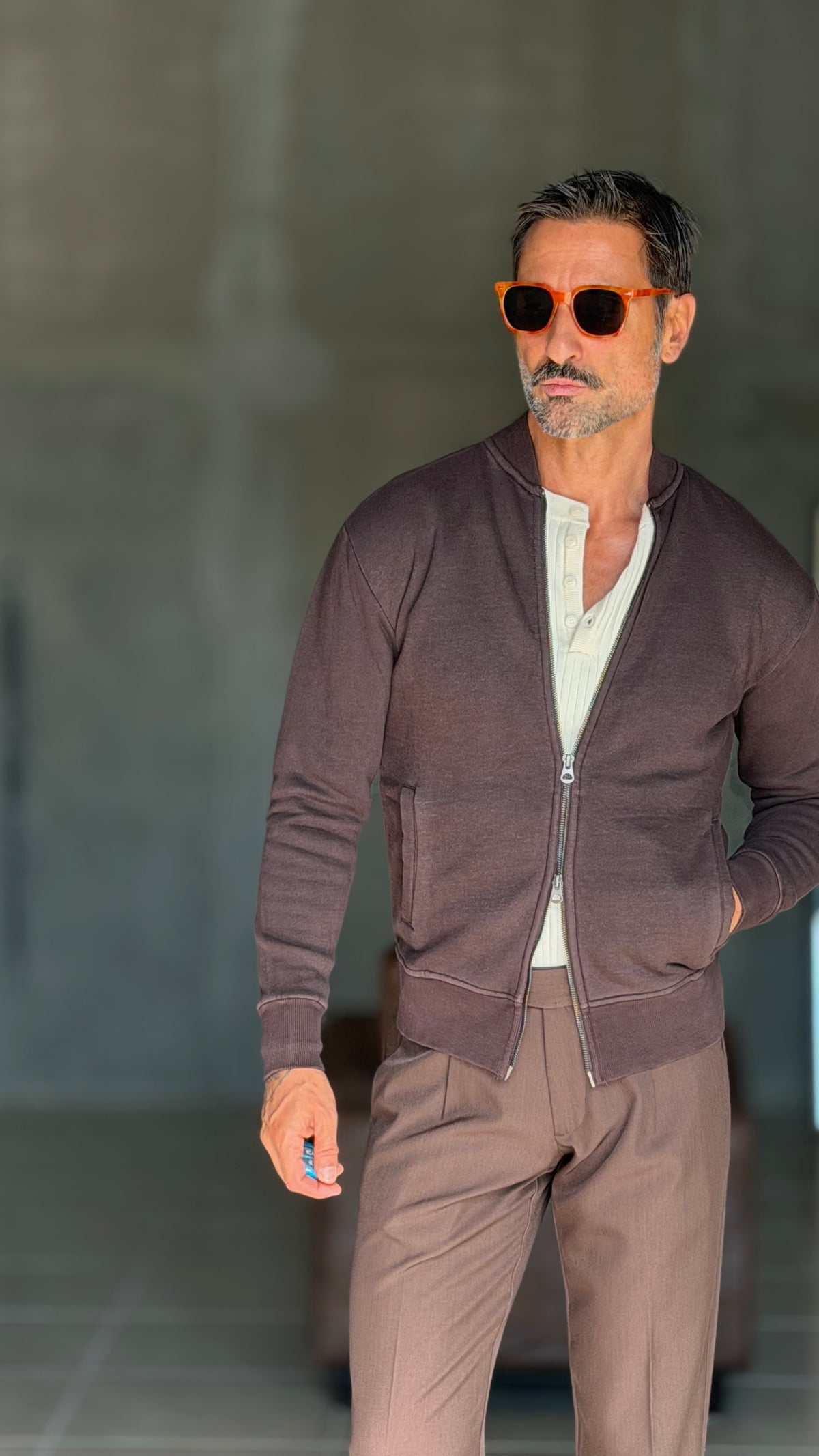 ECORENNA ECRU' BOMBER JACKET