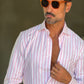 CAMICIA  BACCHETTA ROSA  GRANDE OXFORD 1004