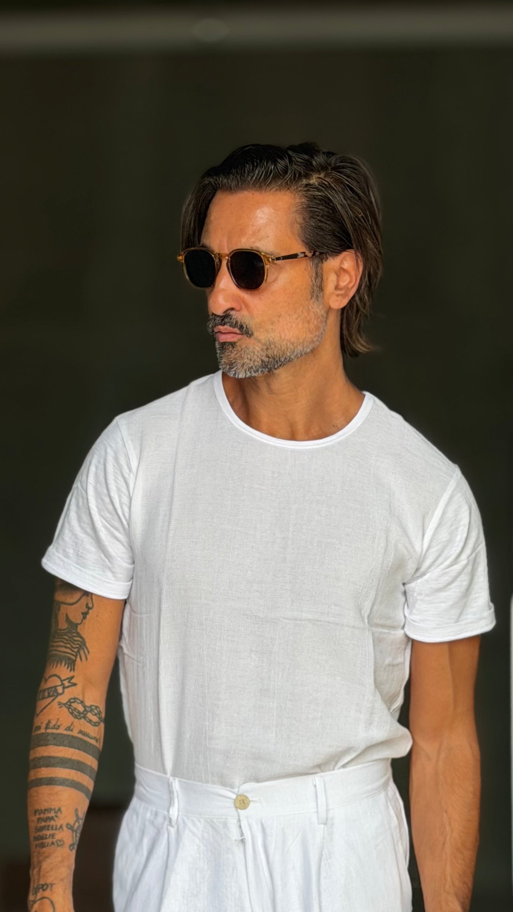 BOAT NECK T SHIRT