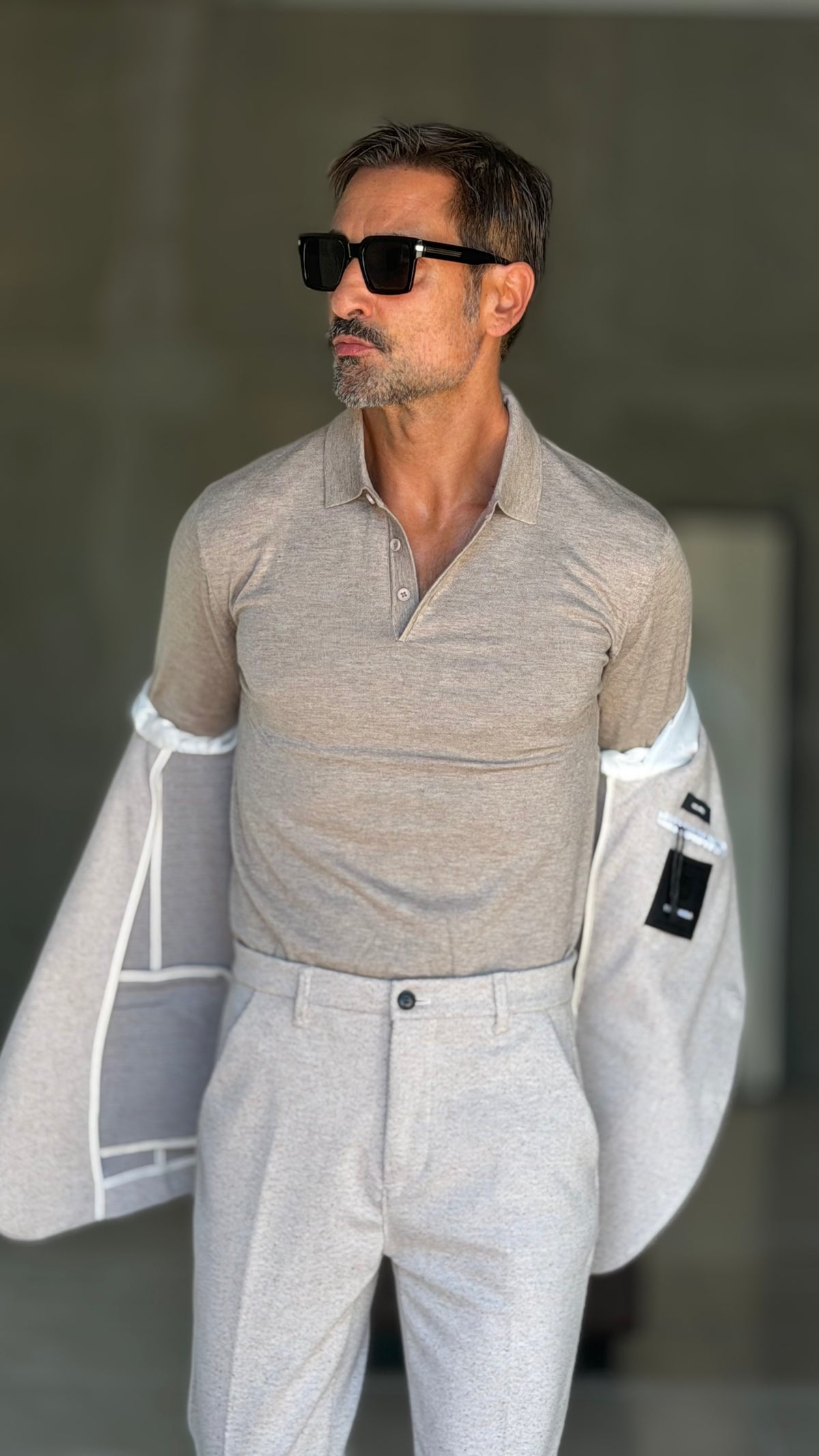 POLO BEIGE TELAMIRA LANA E MISTI