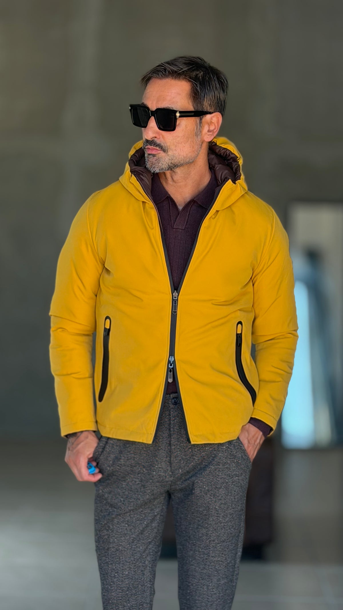PIUMINO MORO   E GIALLO   DOUBLE FACE HAPPER