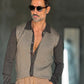 WHITE VISCOSE TROUSERS WITH REGULAR BOTTOM