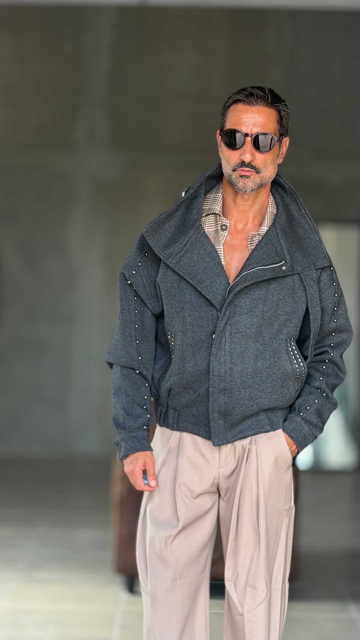 ECORENNA ECRU' BOMBER JACKET