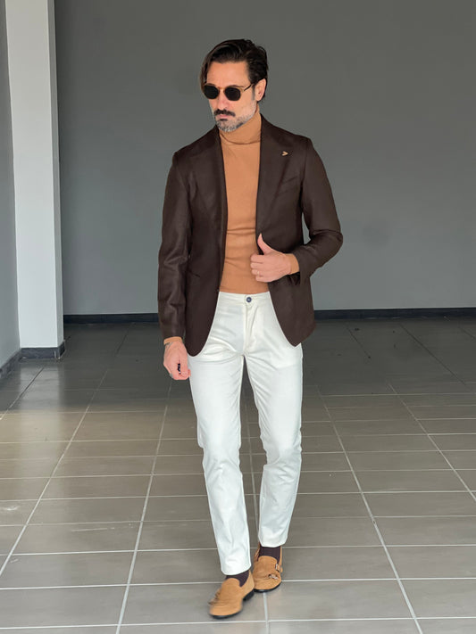 GIACCA MORO FIAMMATA MISTO LANA