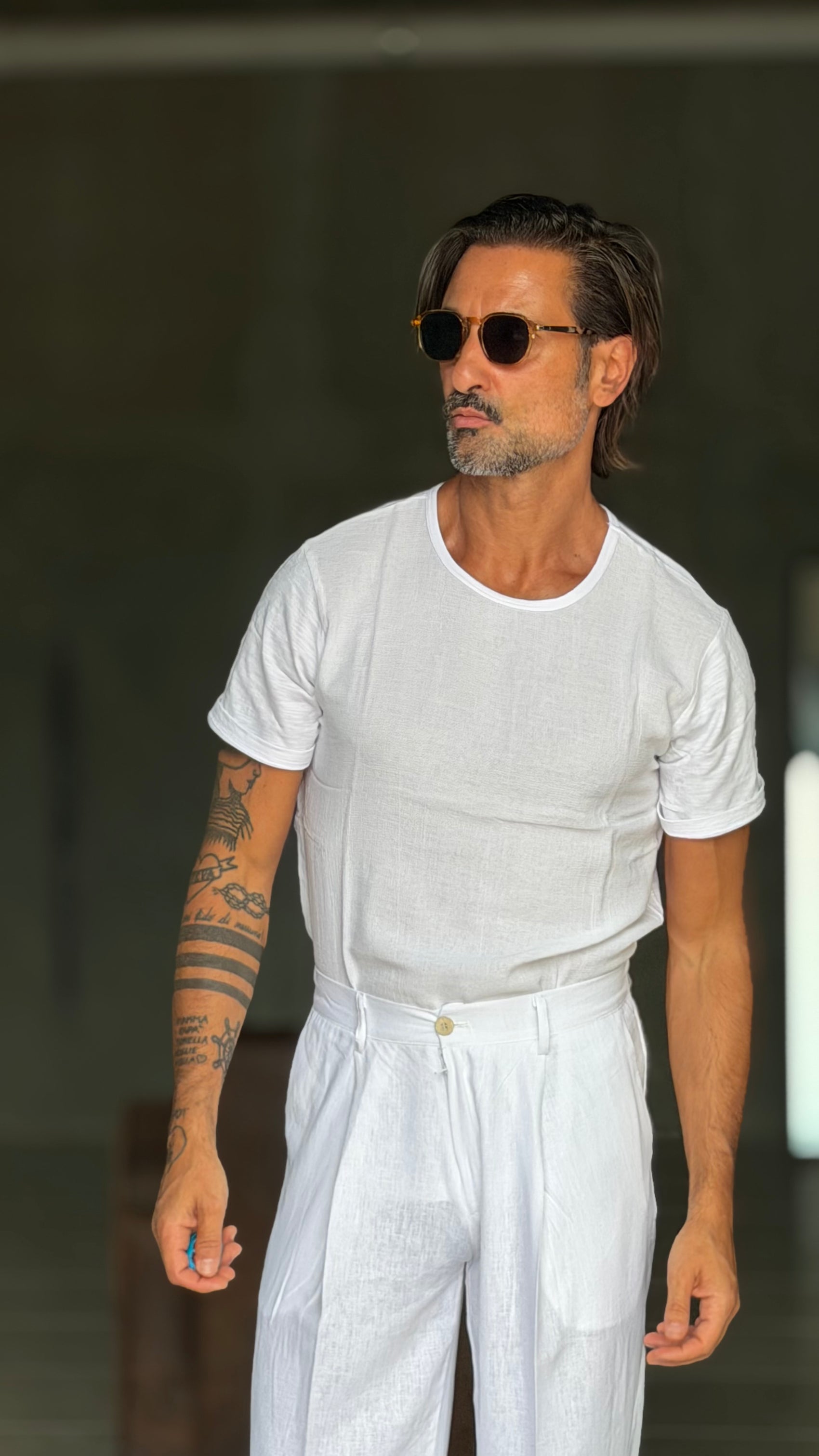 BOAT NECK T SHIRT