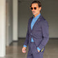 *ABITO  BLU MONOPETTO OPERATO PANTALONE MEZZAMOLLA 00200