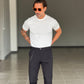 PANTALONE  NERO VISCOSA E MISTI TASCA AMERICA