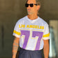 MAGLIA  GIALLA CROP MOD FOOTBALL