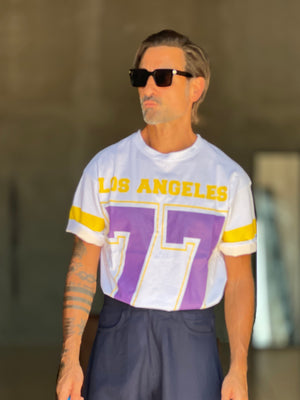 MAGLIA  GIALLA CROP MOD FOOTBALL