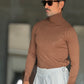WHITE VISCOSE TROUSERS WITH REGULAR BOTTOM
