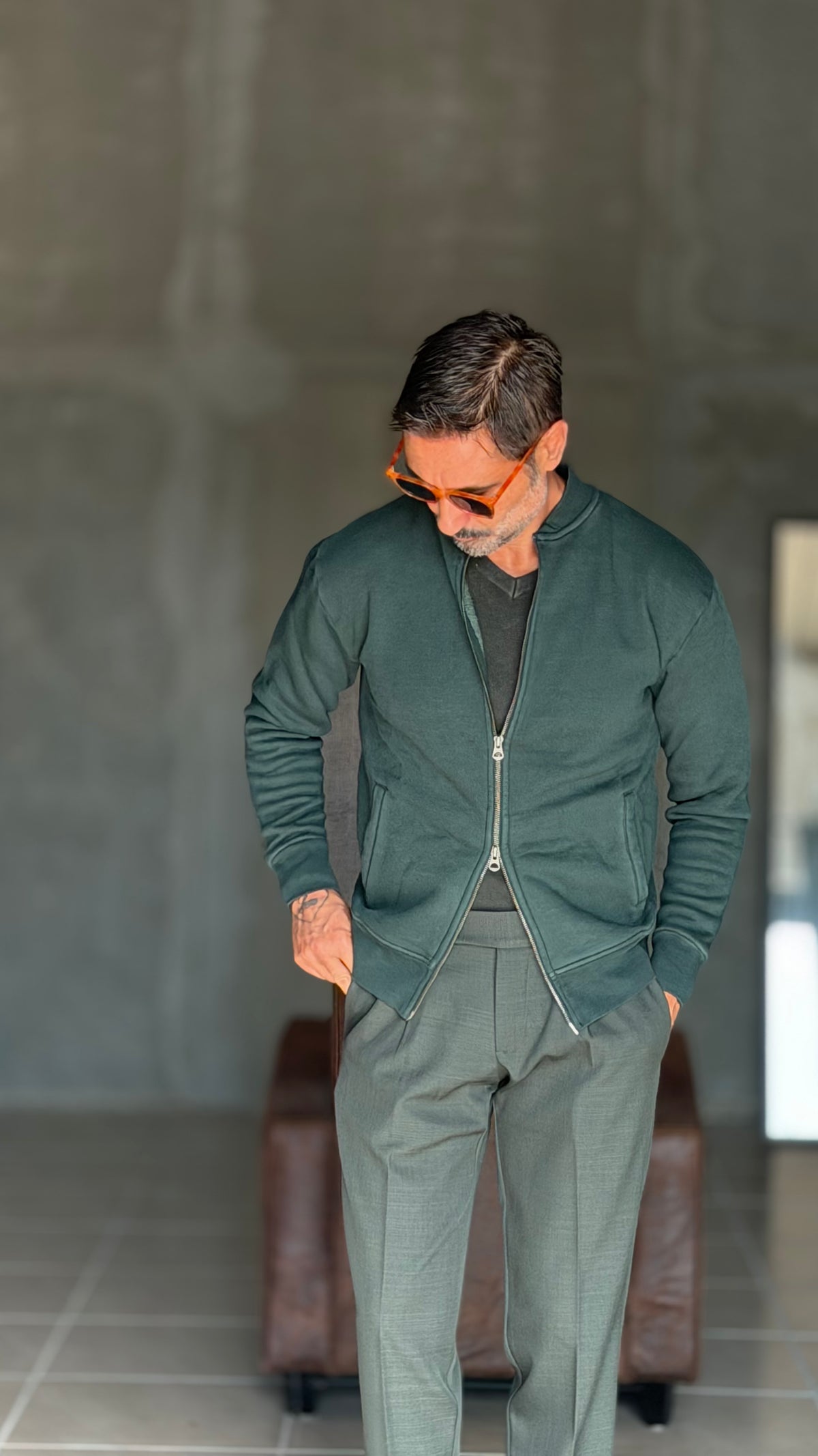 ECORENNA ECRU' BOMBER JACKET