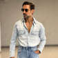 CAMICIA  DENIM LAVAGGIO ZERO DELAVE'