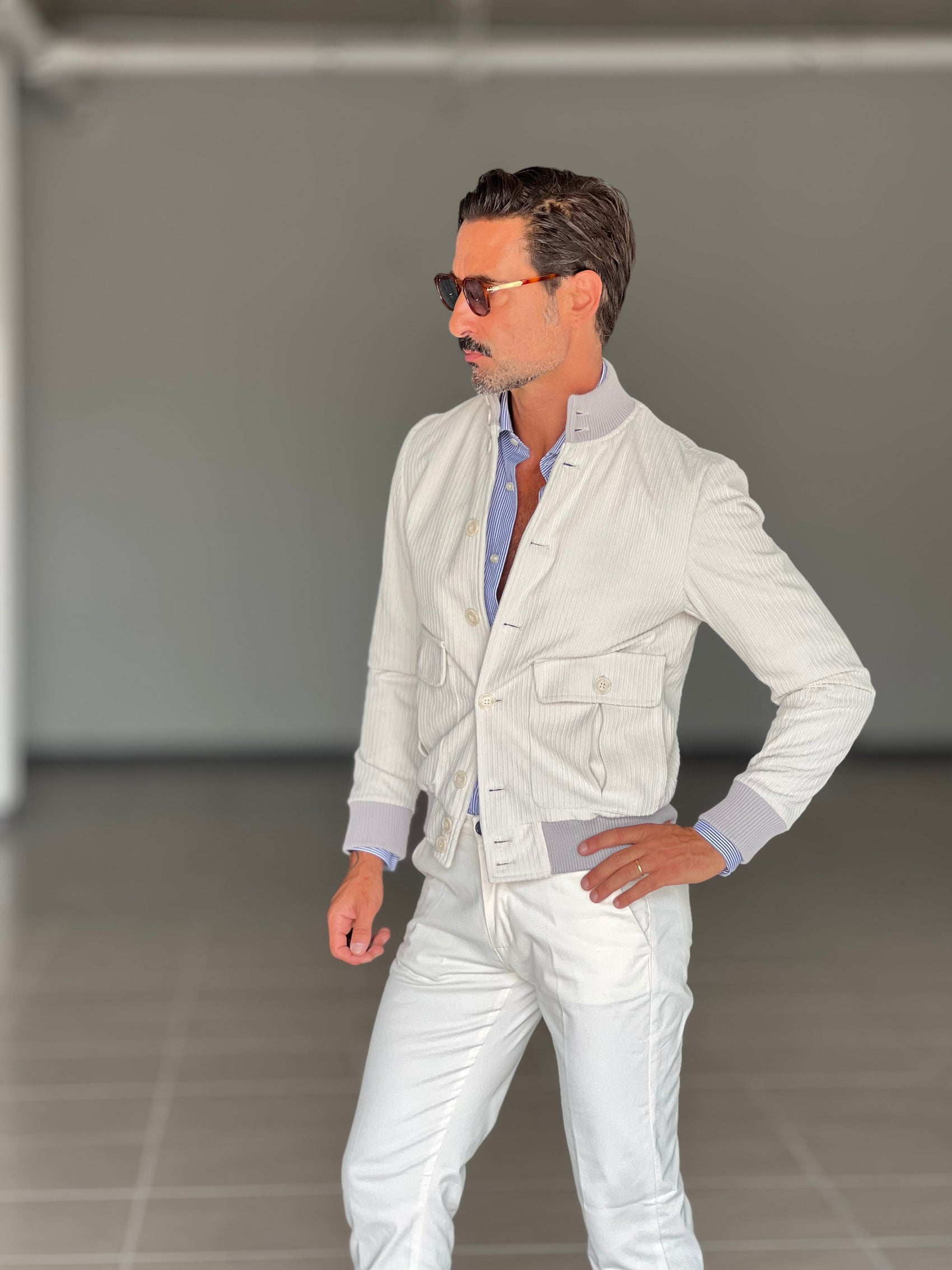 COLLEGE PANNA  VELLUTO MILLERIGHE