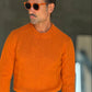 PULLOVER ARANCIO   MAGLIA INGLESE ROTTURE
