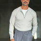 WHITE VISCOSE TROUSERS WITH REGULAR BOTTOM