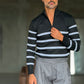 WHITE VISCOSE TROUSERS WITH REGULAR BOTTOM