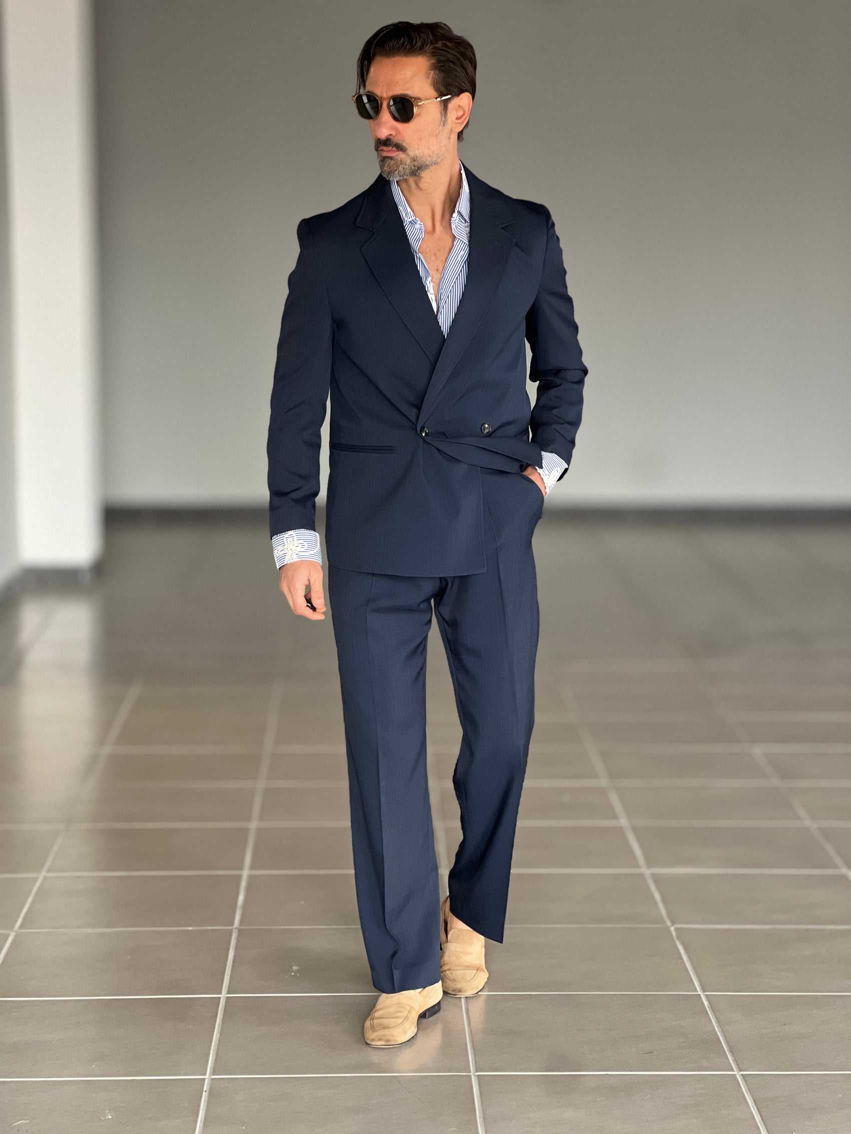 ABITO BLU  DOPPIOPETTO OVER VFIT