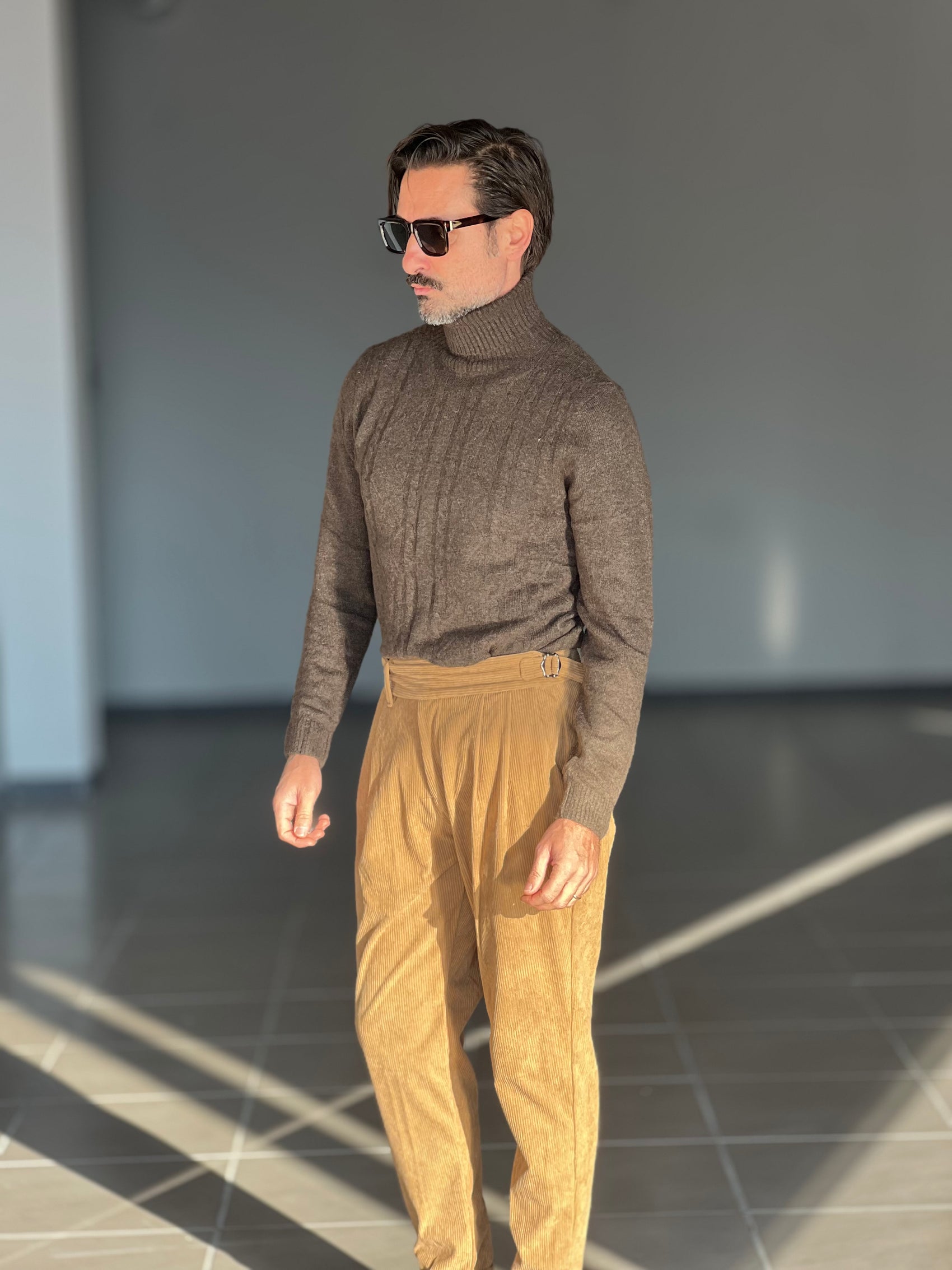 COLLO ALTO TRECCIA MORO VISCOSA TELAMIRA