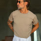 BOAT NECK T SHIRT