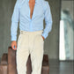PANTALONE  VELLUTO PANNA  VITA ALTA 002  (ABBINABILE ALLA GIACCA VELLUTO PANNA  002)