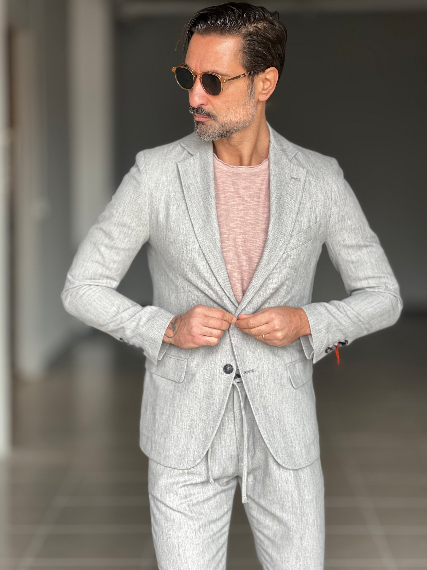 MAGLIA ROSA  FIAMMATA TAGLIO VIVO