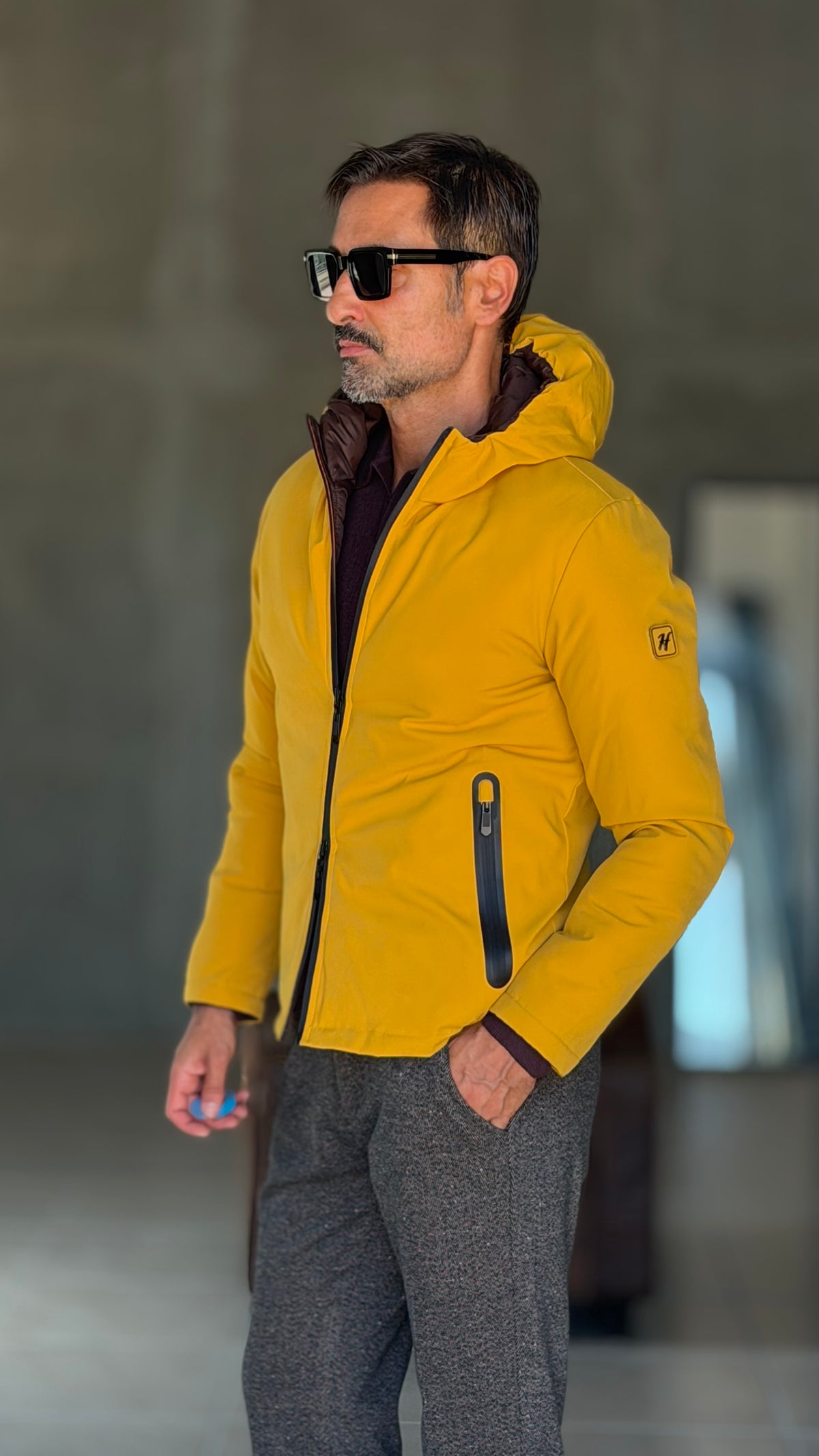 PIUMINO MORO   E GIALLO   DOUBLE FACE HAPPER