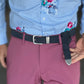 WHITE VISCOSE TROUSERS WITH REGULAR BOTTOM