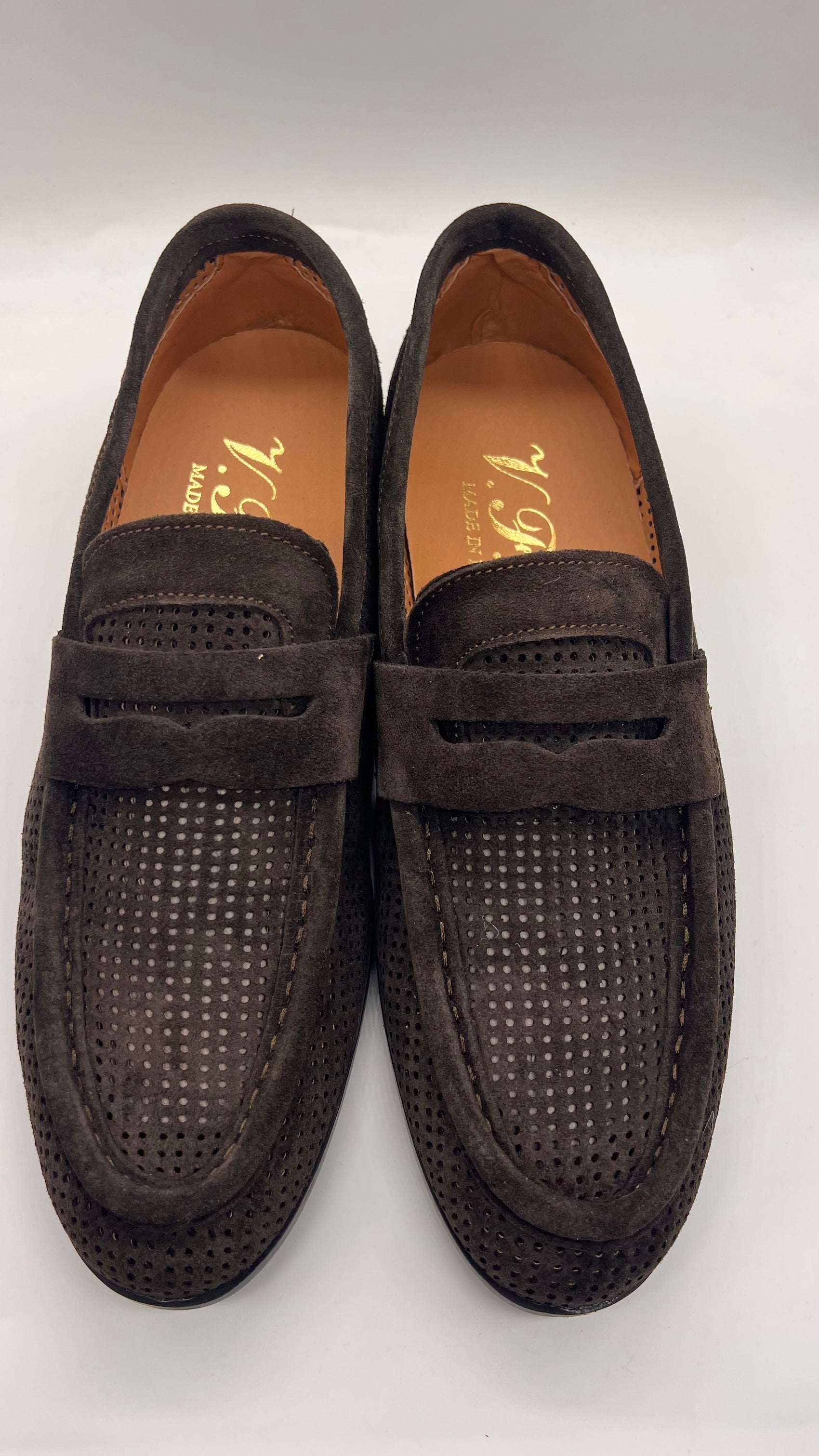 DOUBLE BUCKLE BLACK SUEDE LOAFERS