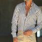 CAMICIA  BACCHETTA TORTORA GRANDE STRETCH