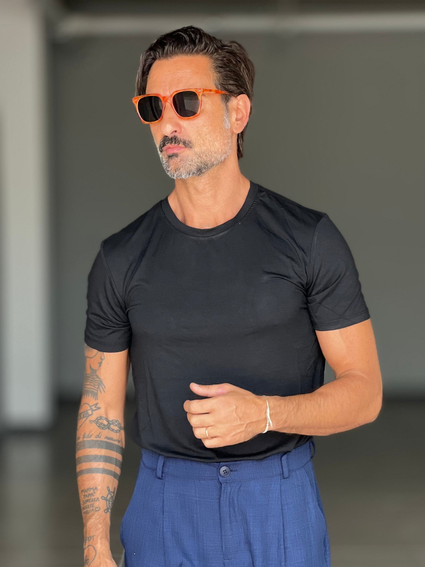 BOAT NECK T SHIRT