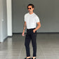 PANTALONE  NERO VISCOSA E MISTI TASCA AMERICA