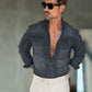 CAMICIA  DENIM GRIGIA TEXANA
