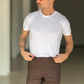 T SHIRT BIANCA   COTONE STRECH