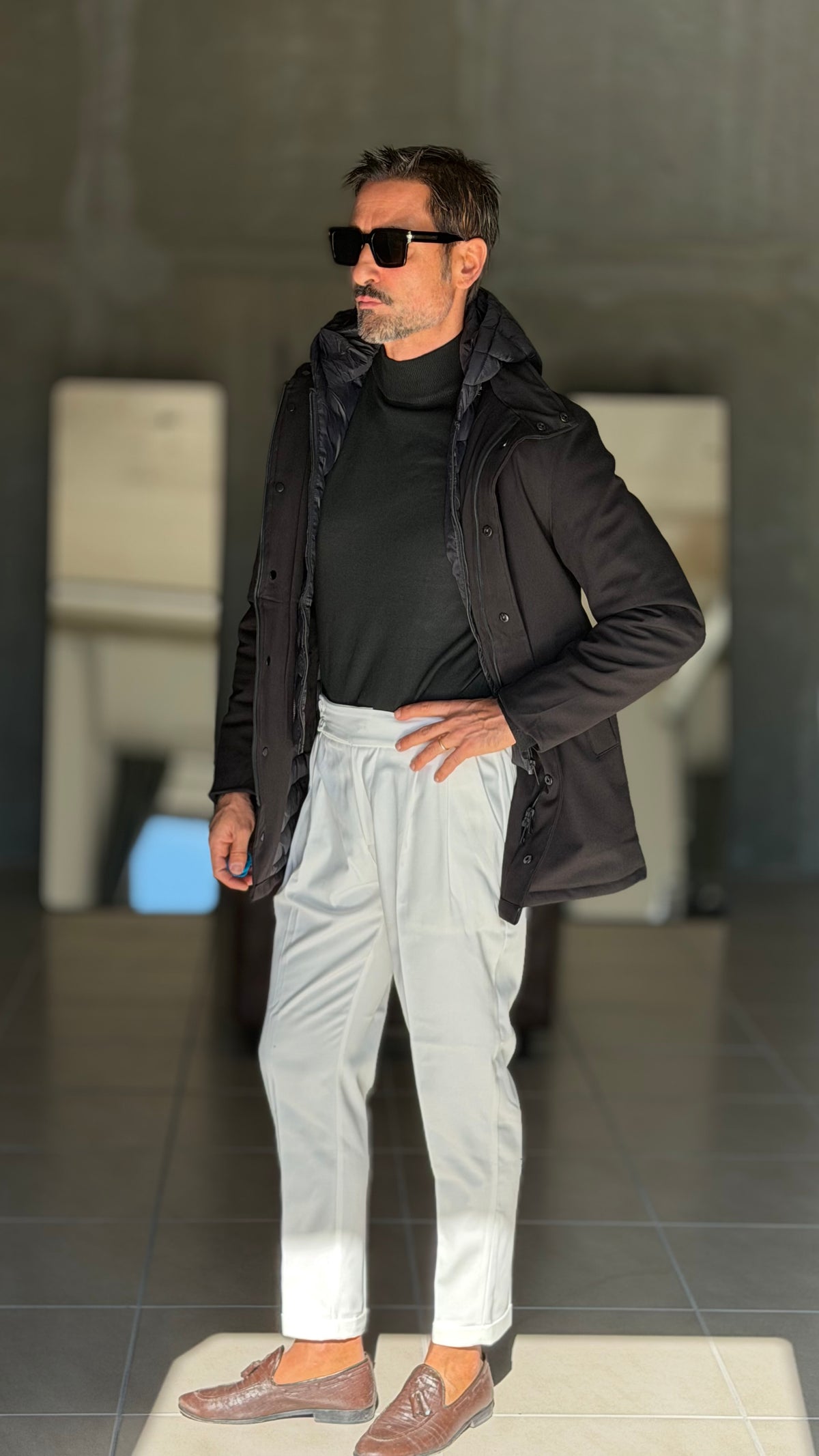 ECORENNA ECRU' BOMBER JACKET