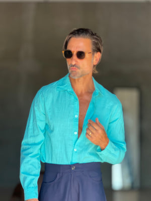 CAMICIA TIFFANY COTONE EFFETTO LINO