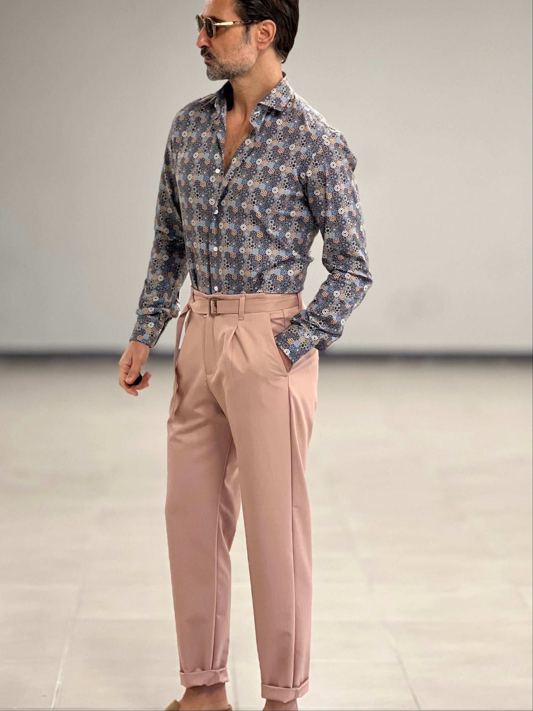 PANTALONE  PINCES  SALMONE   VISCOSA G PLAY