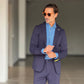*ABITO  BLU MONOPETTO OPERATO PANTALONE MEZZAMOLLA 00200