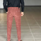 PANTALONE VELLUTO BRUCIATO GAMBA DRITTA