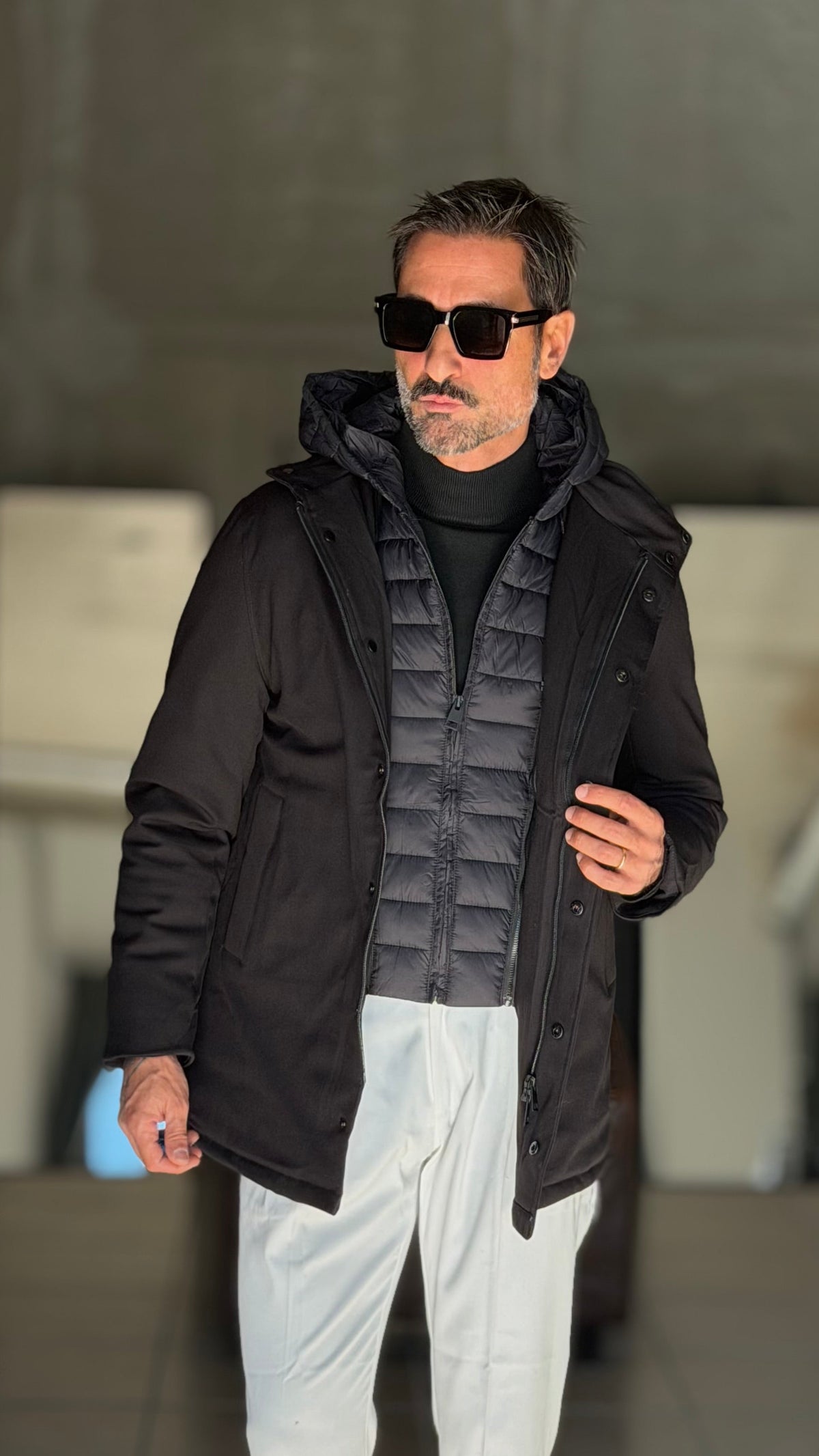 ECORENNA ECRU' BOMBER JACKET