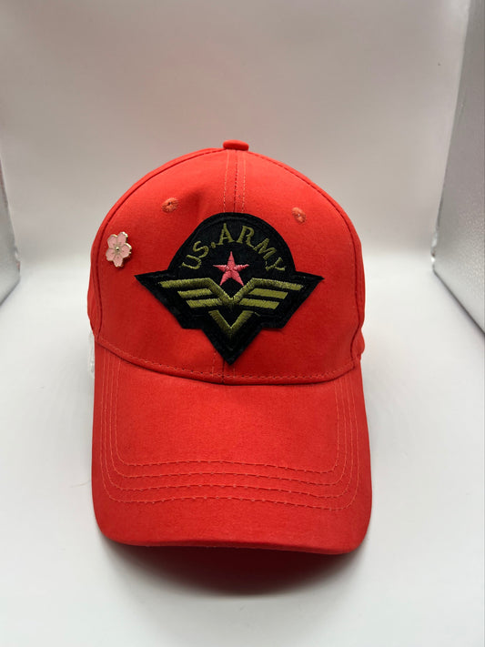 CAPPELLO SALMONE COTONE PATCH