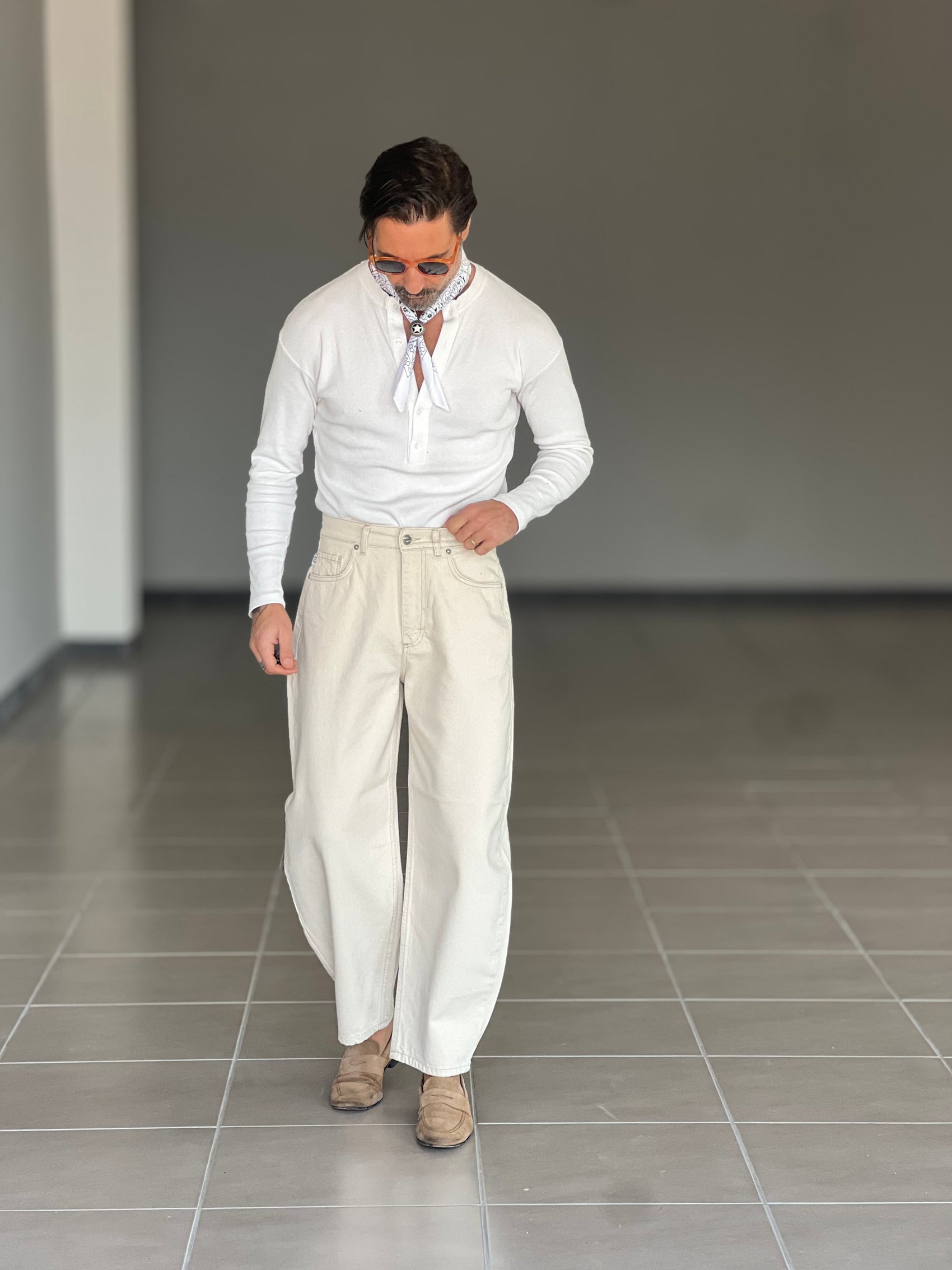 JEANS  LAVAGGIO CREMA BALOON 0048