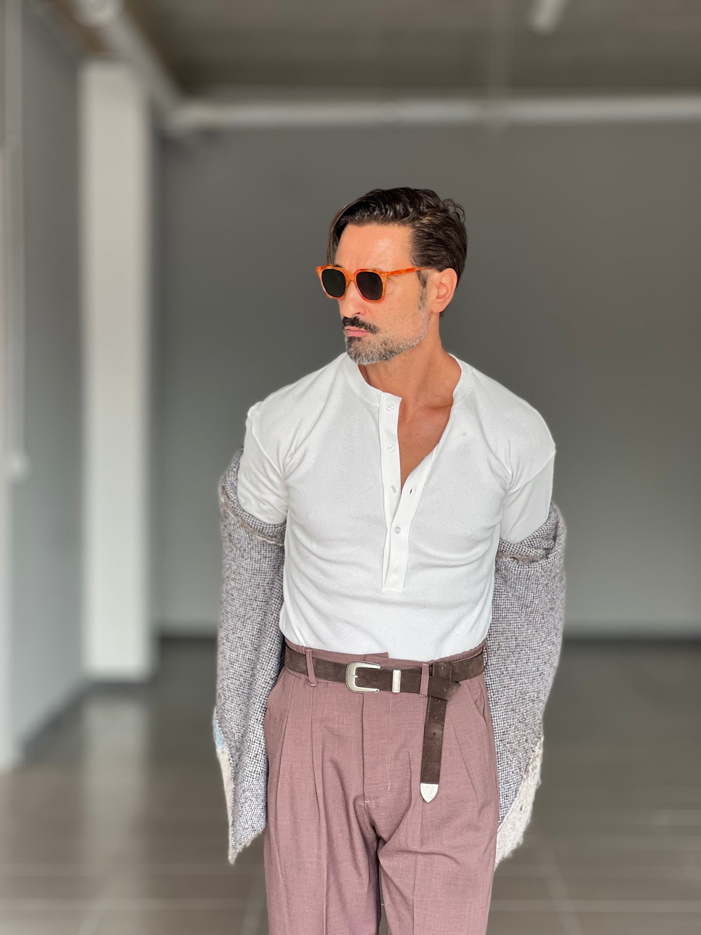 SERAFINO  BIANCA MAGLIA  COTONE