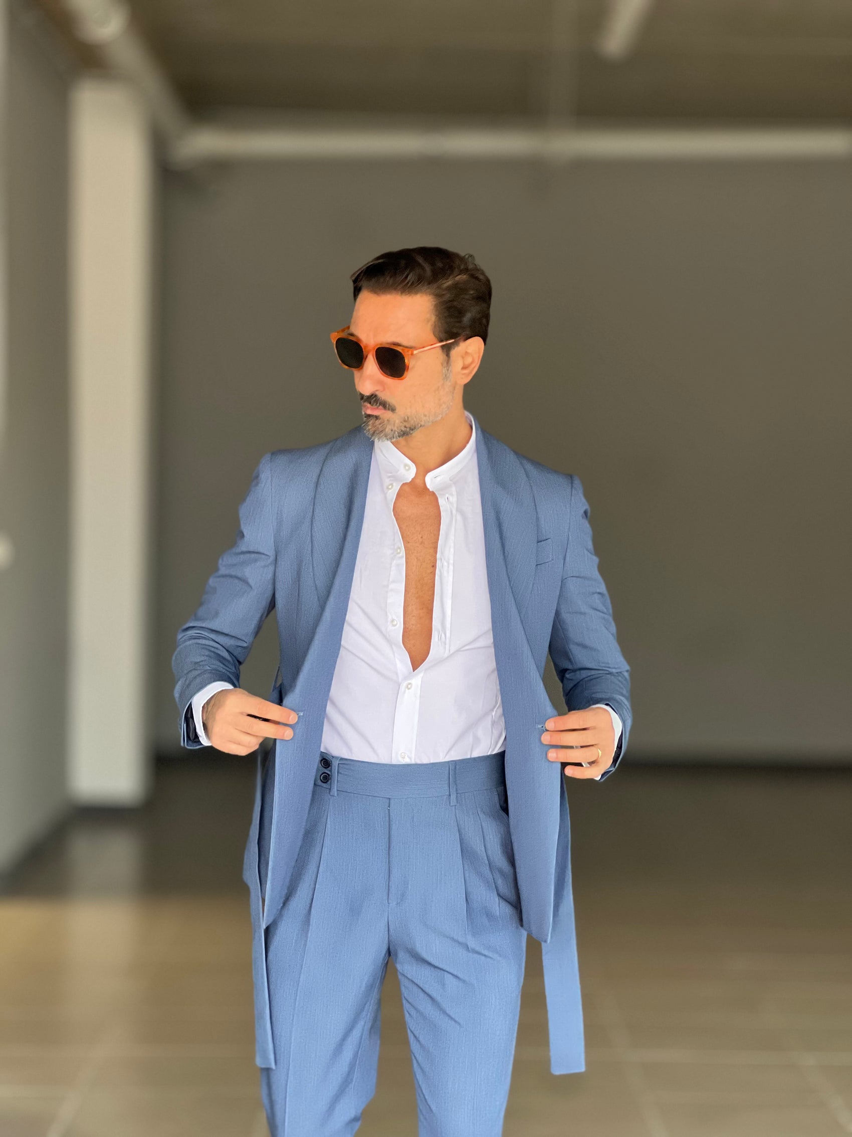 CAMICIA BIANCA COREANA   POPELINE DI COTONE STRECH