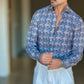 CAMICIA DEPOT EFFETTO MAIOLICA . COTONE DOPPIO RITORTO