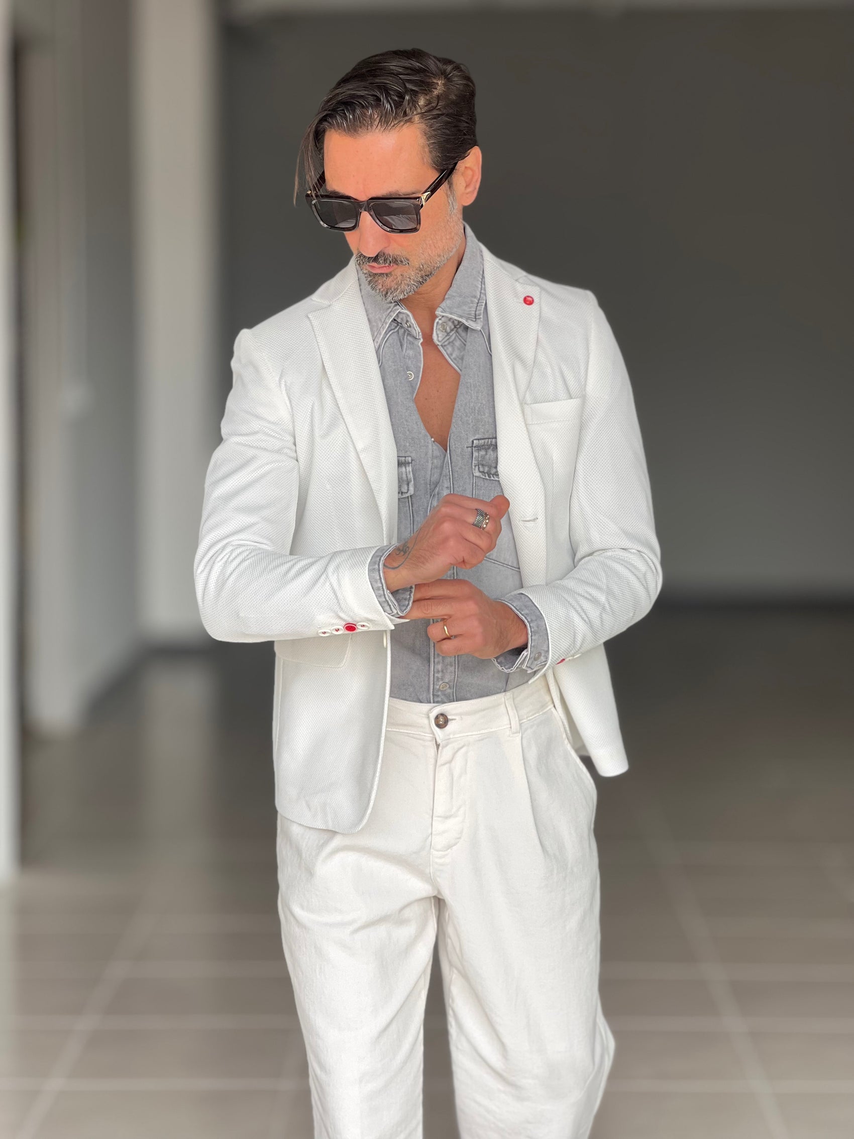 CAMICIA  DENIM LAVAGGIO UNO DELAVE' 103