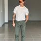 BLACK CHAIN ​​VISCOSE TROUSERS