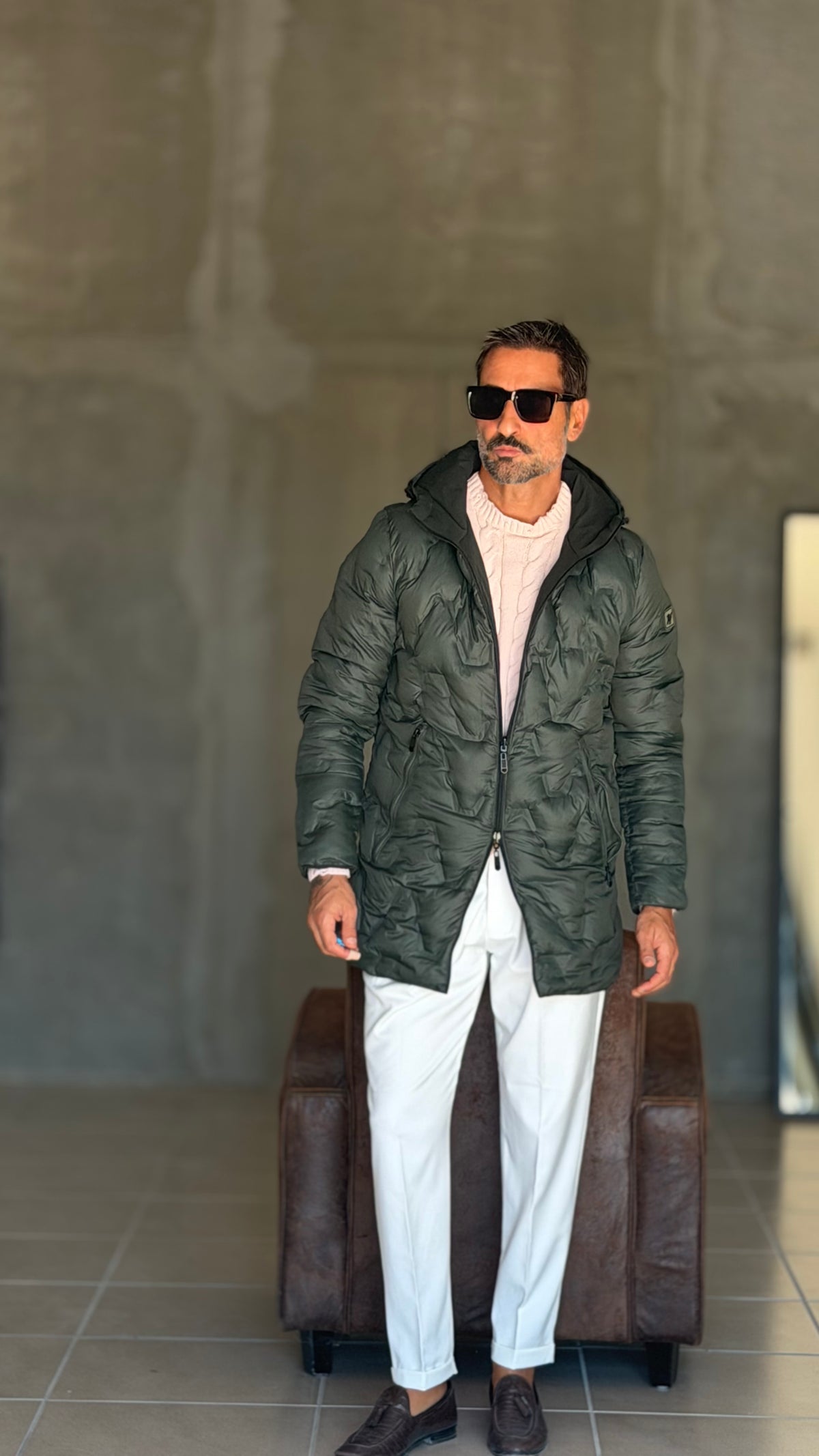 ECORENNA ECRU' BOMBER JACKET