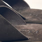 DOUBLE BUCKLE BLACK SUEDE LOAFERS
