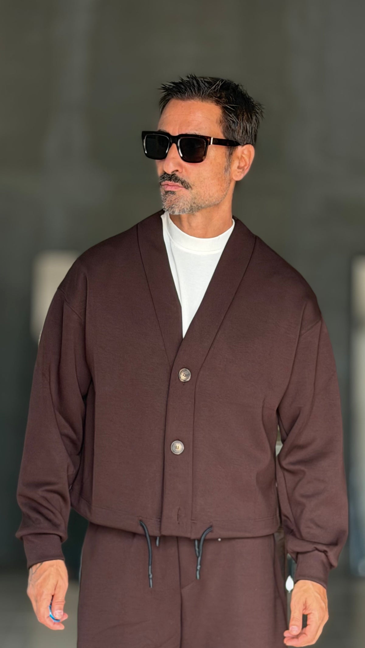 WHITE VISCOSE TROUSERS WITH REGULAR BOTTOM