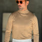 WHITE VISCOSE TROUSERS WITH REGULAR BOTTOM